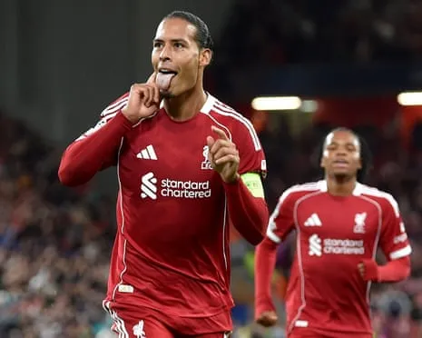 Virgil van Dijk scores last-gasp decisive goal in clash with La Liga side